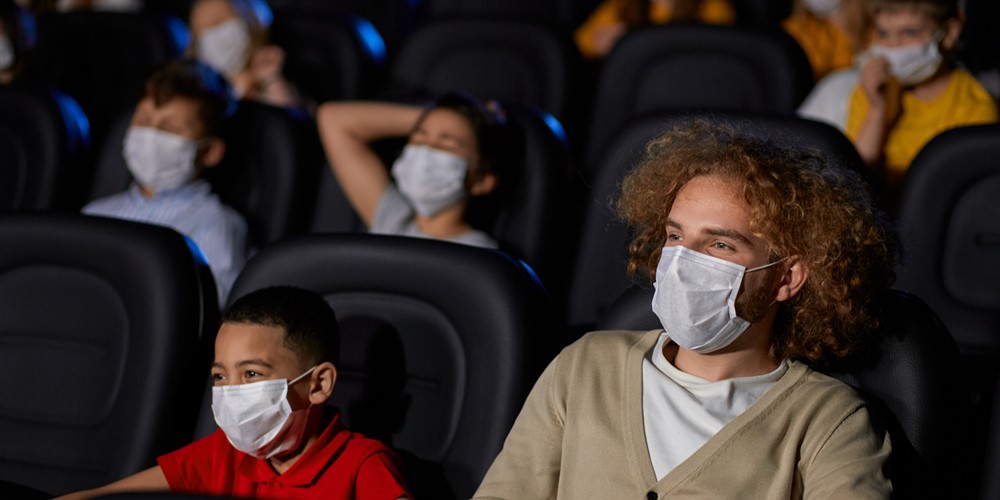 Social distancing in cinemas