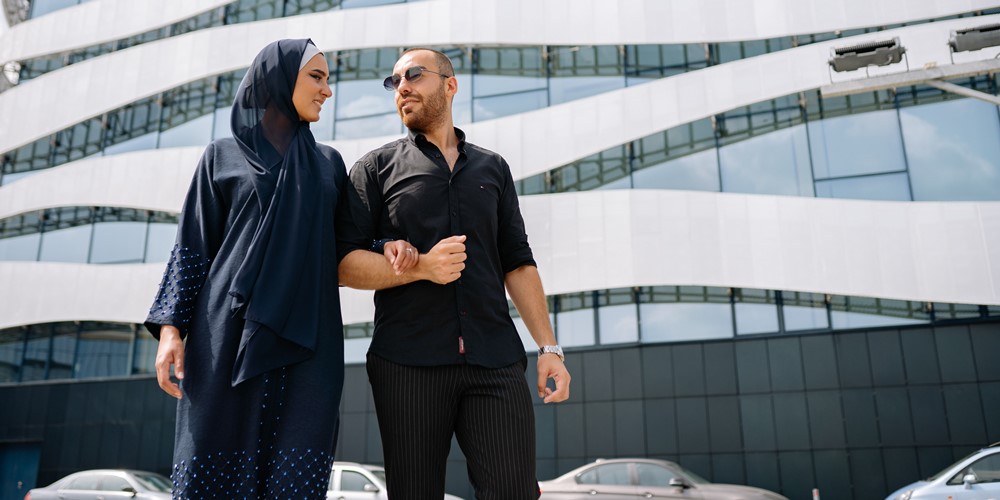 Couple in Dubai