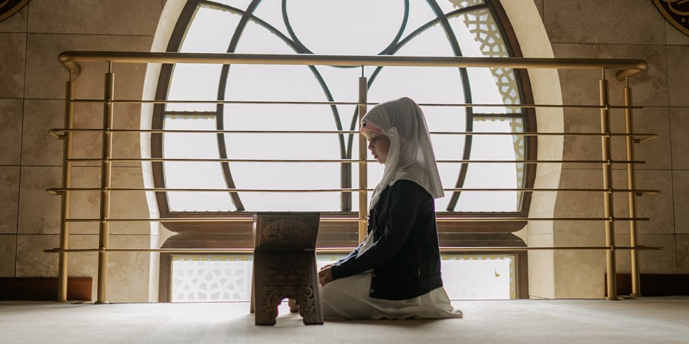 Girl Praying During Ramadan